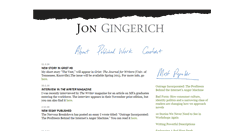 Desktop Screenshot of jongingerich.com